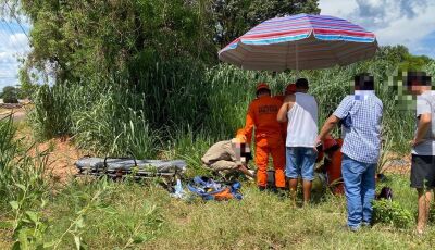 Motociclista tem perna quebrada ao ser atropelado por carro em MS