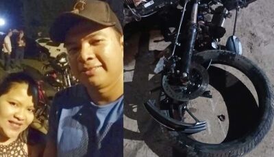 Casal morre em acidente entre moto e carro 
