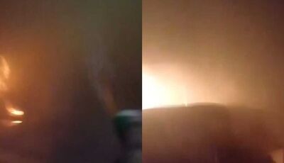 Homem incendeia casa com esposa e criança dentro e é preso em MS