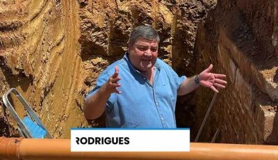 Josmail Rodrigues acompanha andamento das obras de drenagem