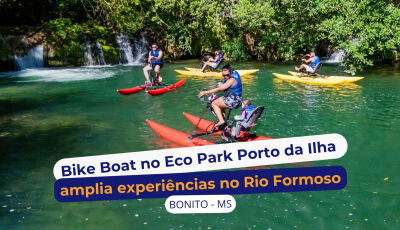 Bike Boat no Eco Park Porto da Ilha amplia experiências contemplativas no Rio Formoso