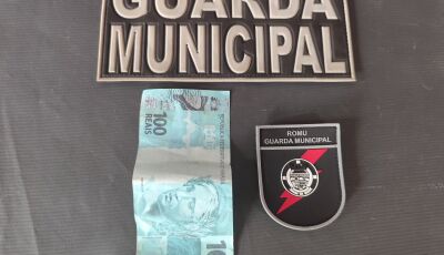 Guarda Municipal detém homem suspeito de tentar repassar nota falsa em comércio do bairro Bom Viver 