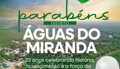 Águas do Miranda completa 23 anos com crescimento impulsionado pelo turismo e melhorias  