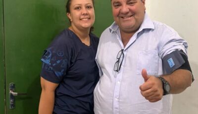 Josmail visita CEM para fazer exame de MAPA em Bonito