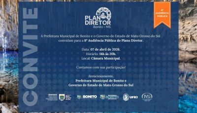 8ª audiência pública para discussão do Plano Diretor do município acontece hoje
