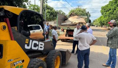 Prefeito acompanha mutirão de limpeza em Bonito