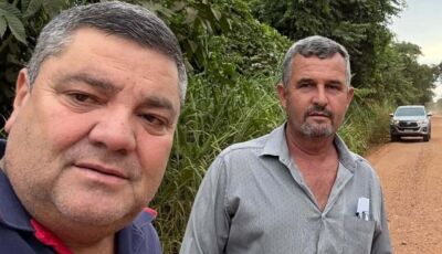 Prefeito visita Estrada da São Geraldo em Bonito