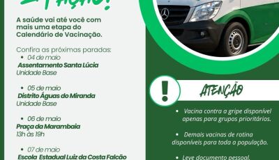 Vacimóvel percorre a cidade de Bonito; veja a programação