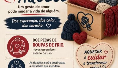 PM de Bonito lança campanha do agasalho e mobiliza população para ajudar famílias carentes
