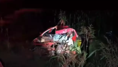 Motorista morre e dois ficam feridos em acidente em MS