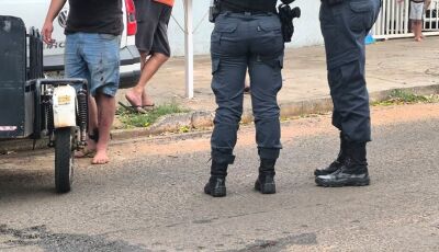 Usuário de drogas mostra órgão genital para mulheres e foge em MS