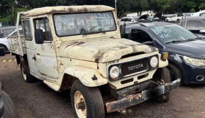 Novo leilão do Detran de Mato Grosso do Sul traz Toyota Bandeirante e mais 180 veículos