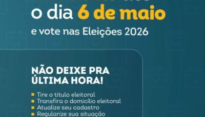 Eleições 2026: eleitores têm até maio para regularizar situação