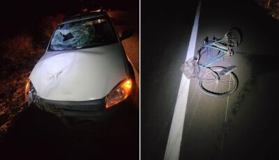 Ciclista de 62 anos morre ao ser atropelado por caminhonete 