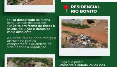 Prefeitura emite novo alerta sobre descarte irregular de lixo e tem telefone para denúncias