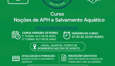 Capacitação em Noções de Primeiros Socorros e Salvamento Aquático começa hoje