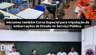 Guardas de Bonito participam do 1&ordm; Curso Especial para Tripulação de Embarcações  