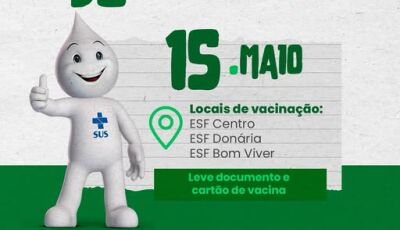 Hoje é dia de vacinação em Bonito; veja os postos disponíveis na cidade