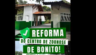 Bonito realiza reforma do Centro de Zoonoses