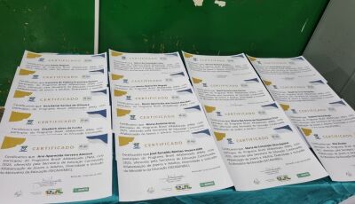 Estudantes do Programa Brasil Alfabetizado concluem etapa de alfabetização em Bonito