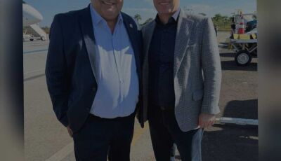 Prefeito de Bonito recepciona ministro do STF André Mendonça durante visita à cidade