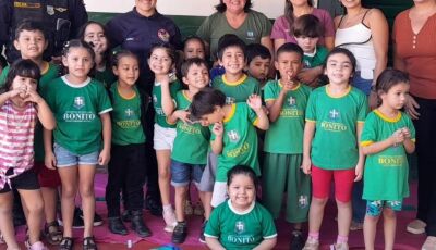 Educação no trânsito começa na infância: Guarda Municipal realiza palestra educativa em escola  