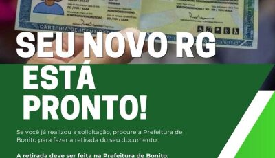 Moradores devem retirar documentos já emitidos na Prefeitura