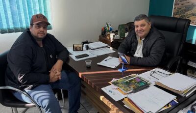 Prefeito recebe visita do vereador Jhonatan Marques 