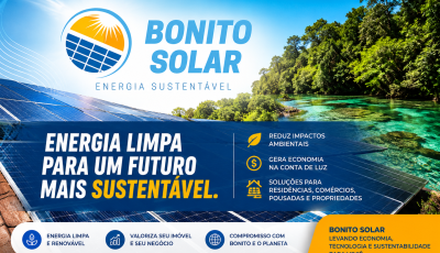 Bonito Solar destaca avanço da energia sustentável na Capital do Ecoturismo