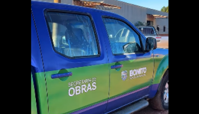 Bonito recebeu uma caminhonete Nissan Frontier, cedida pela Guarda Municipal