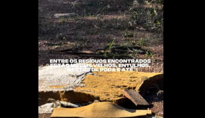 Prefeito faz apelo após novos casos de descarte irregular de lixo em Bonito