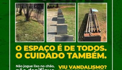 Vandalismo prejudica a Praça do Bom Viver e toda a comunidade