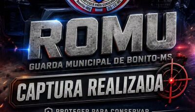 ROMU captura foragido da Justiça durante fiscalização de trânsito em Bonito