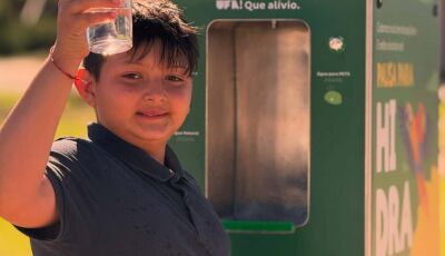 Praça da Rádio recebe novo bebedouro para a população e seus pets
