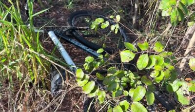 ROMU localiza bicicleta em área de mata com ajuda da população 