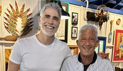 Reynaldo Gianecchini conhece a gastronomia pantaneira durante visita a Casa do João, em Bonito