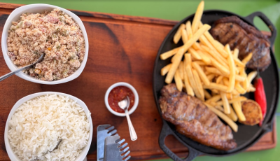 Bife Chorizo Angus proporciona experiência gastronômica no Eco Park Porto da Ilha
