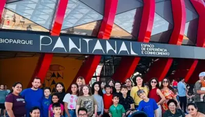 Alunos vencedores do Concurso de Desenhos 2025 visitam o Bioparque Pantanal