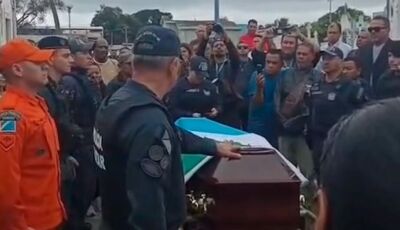 Soldado da Polícia Militar morto em confronto em MS é enterrado 