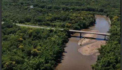 Ponte sobre o Rio Miranda passa por novas interdições para avanço das obras de recuperação na MS-345