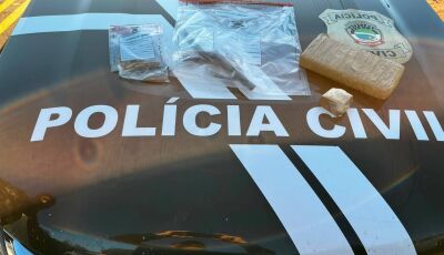 Condenado por matar policial civil é localizado com drogas e arma de fogo em MS