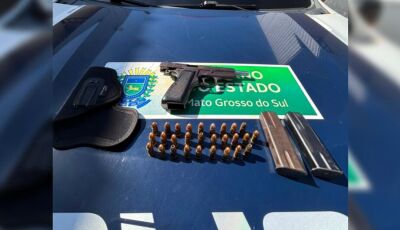 Patrão é preso por intimidar equipe com arma em MS