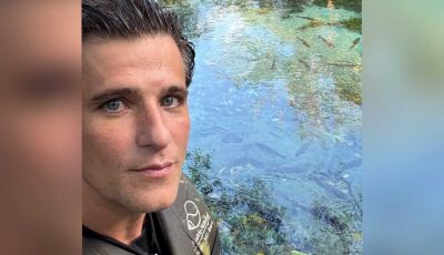 Apaixonado por Bonito": Bruno Gagliasso se encanta com paraíso sul-mato-grossense  