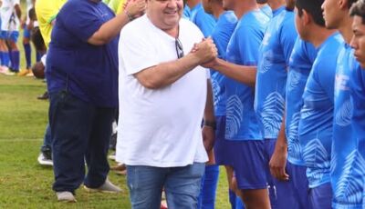 Prefeito Josmail Rodrigues prestigia final do Campeonato Municipal de Futebol Amador em Bonito
