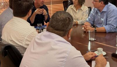 Prefeito de Bonito participa de reunião em Campo Grande para discutir investimentos em pavimentação