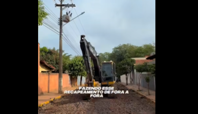 Recapeamento avança nos bairros BNH e Jardim Andréa