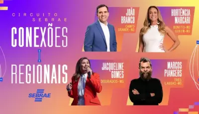 Circuito Sebrae Conexões Regionais promove palestras gratuitas para inspirar e levar conhecimento 