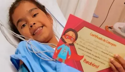 No CTI, menina de 8 anos precisa de aparelho cardíaco de R$ 60 mil 
