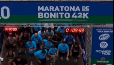1ª Maratona de Bonito reúne atletas de vários estados e reforça turismo esportivo no município