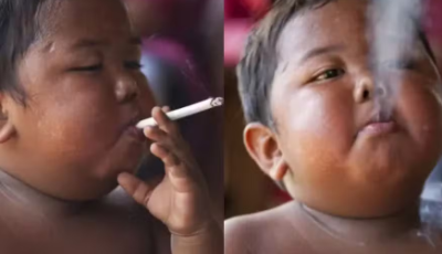 Veja como ficou menino conhecido por fumar 40 cigarros por dia aos 2 anos
